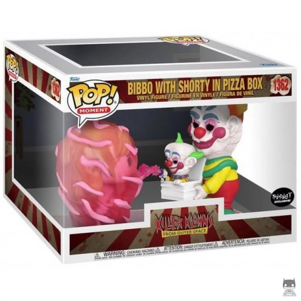 Bibbo with Shorty in Pizza Box Funko Pop! figure in its box
