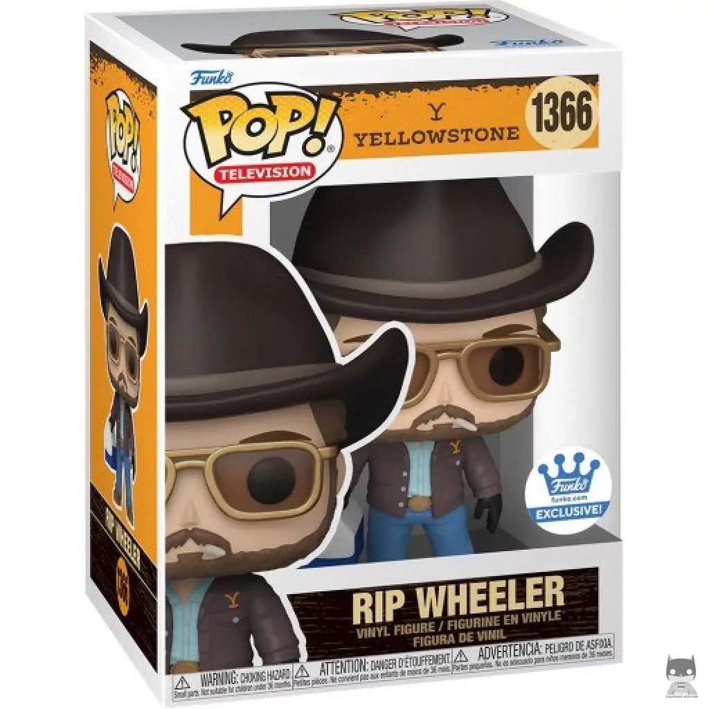 Rip Wheeler with cooler Funko Pop! figure in its box