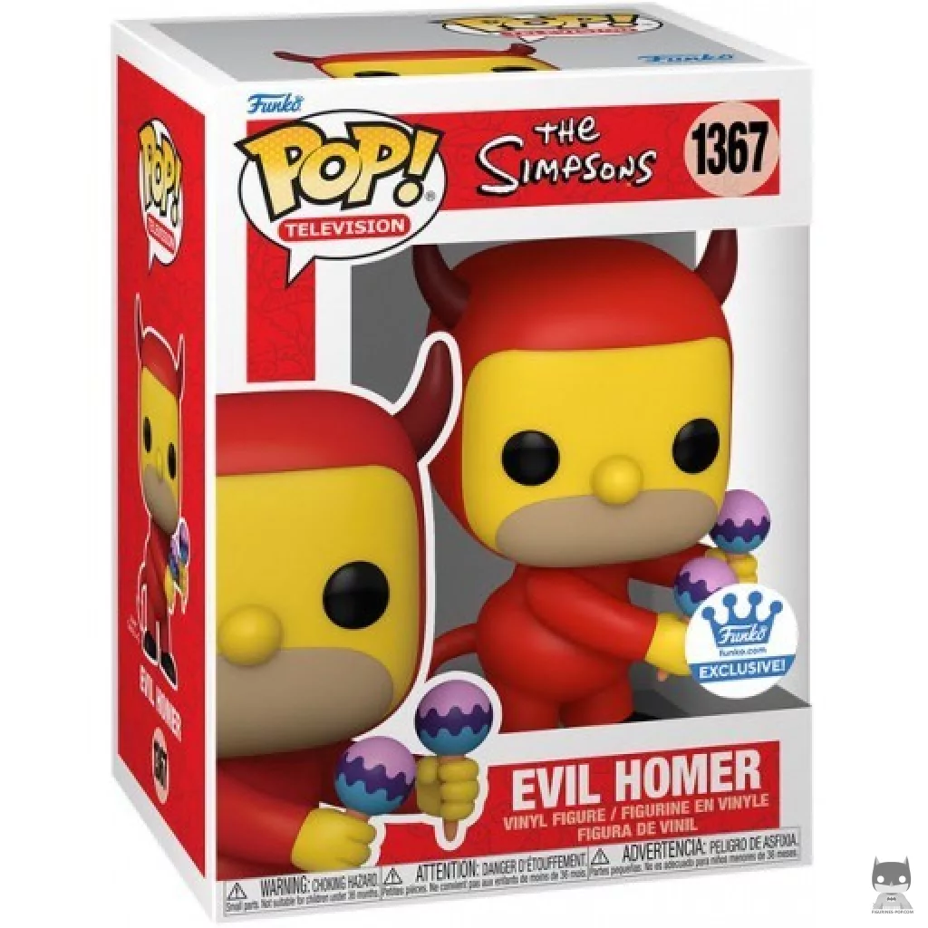 Evil Homer Funko Pop! figure in its box