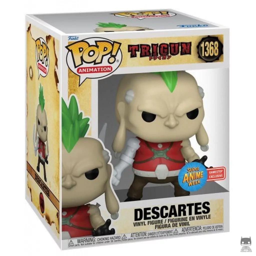Descartes (Supersized) Funko Pop! figure in its box