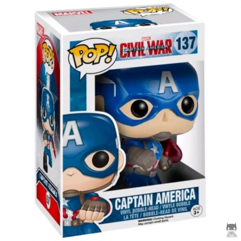 Captain America Funko Pop! figure in its box