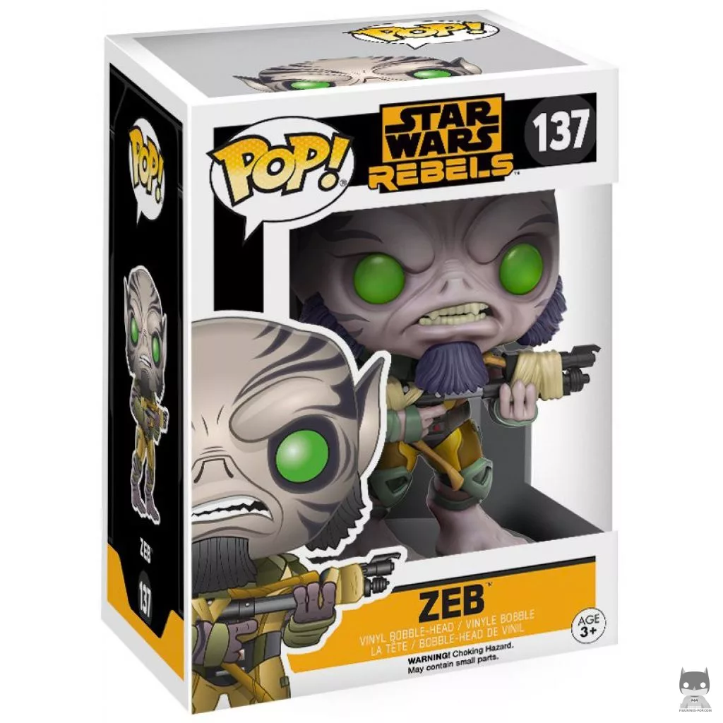 Zeb Funko Pop! figure in its box