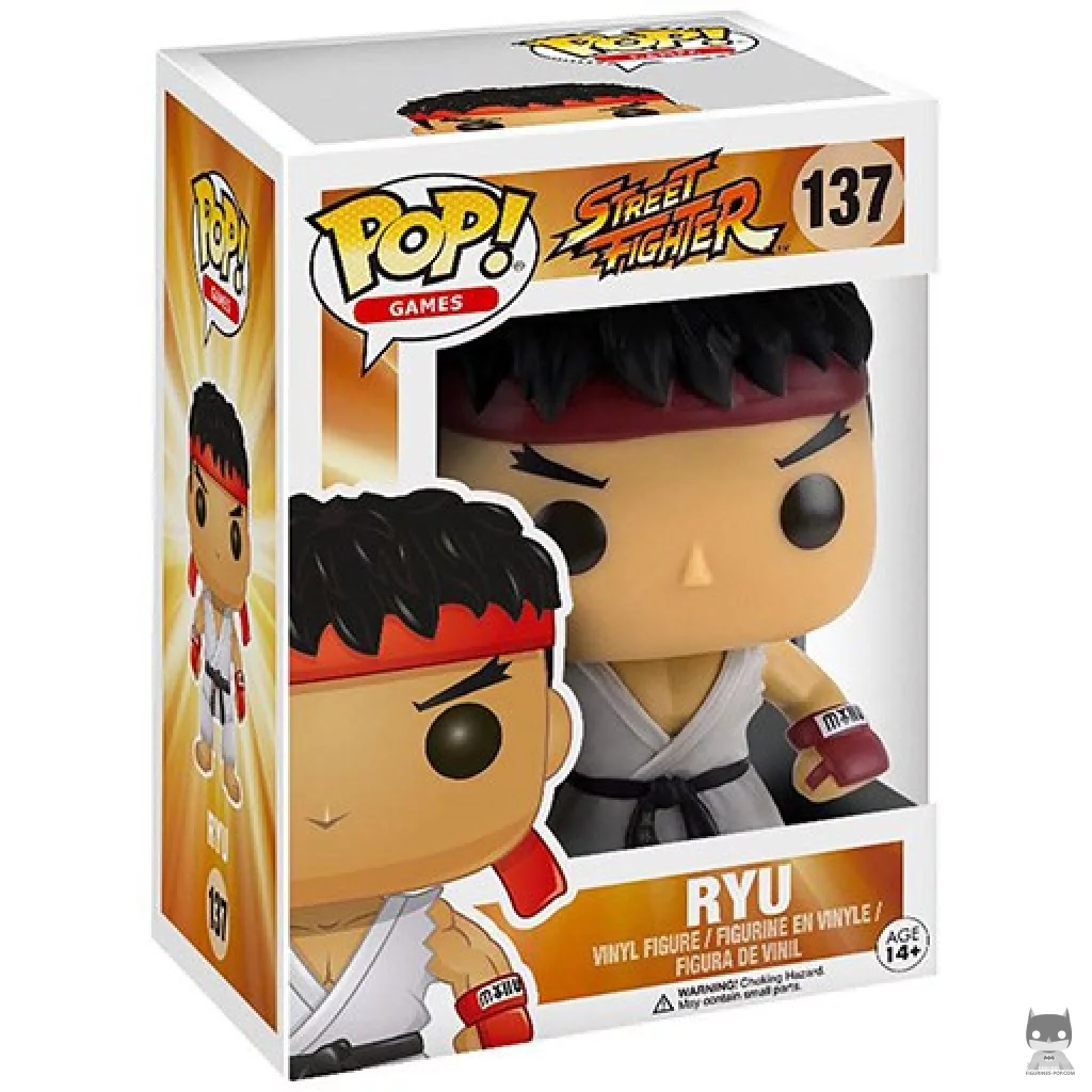 Ryu Funko Pop! figure in its box
