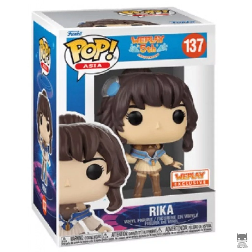 Rika Funko Pop! figure in its box
