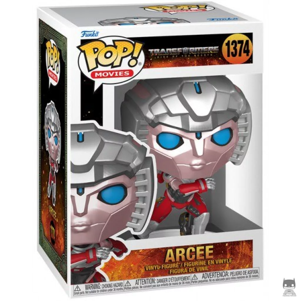 Arcee Funko Pop! figure in its box