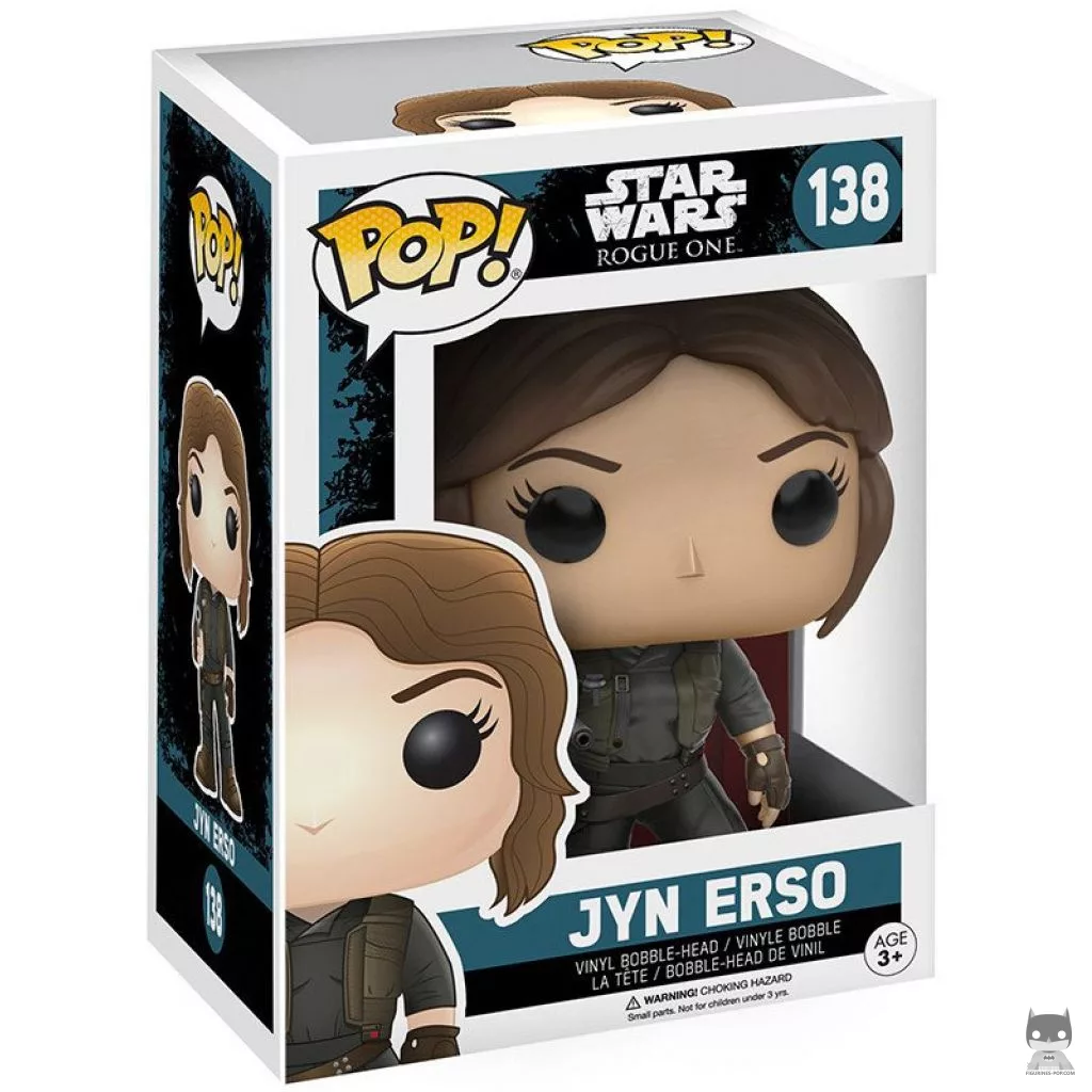 Jyn Erso Funko Pop! figure in its box