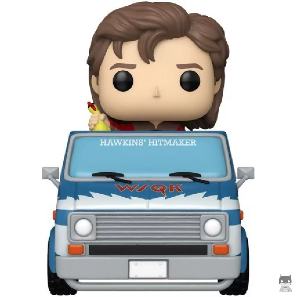 Steve with the Squawk Van Funko Pop! figure (Stranger Things)