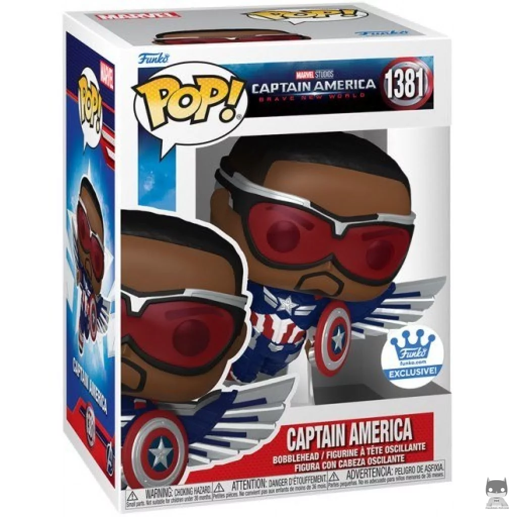 Captain America Funko Pop! figure in its box