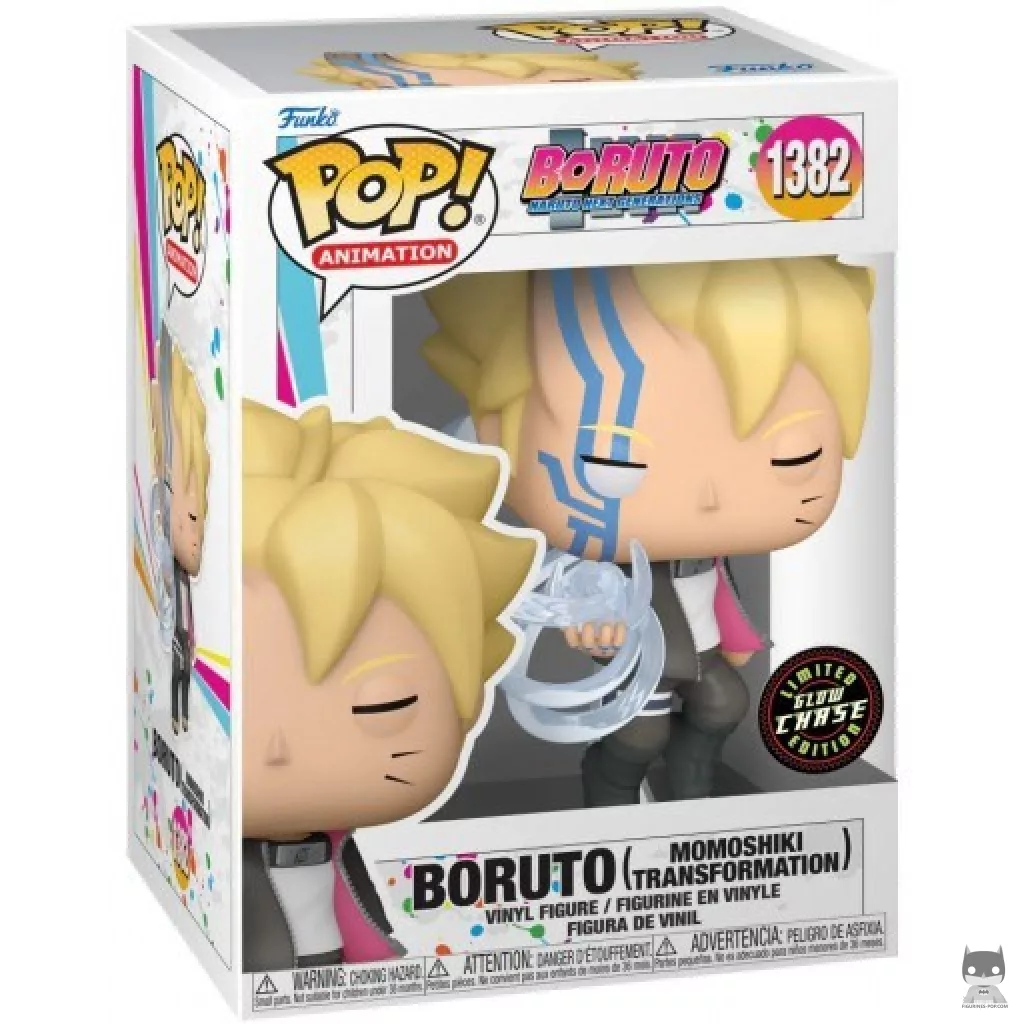 Boruto (Momoshiki Transformation) (Chase & Glow in the Dark) Funko Pop! figure in its box