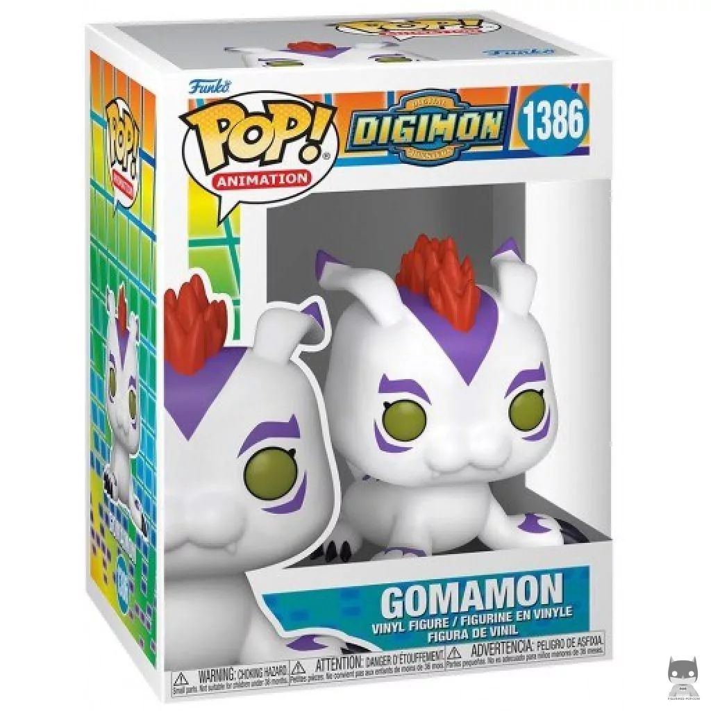 Gomamon Funko Pop! figure in its box
