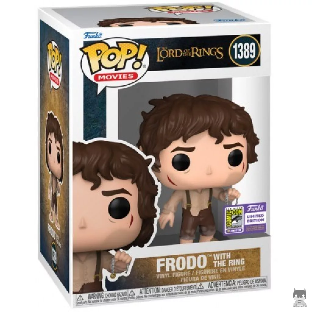 Frodo with the Ring Funko Pop! figure in its box