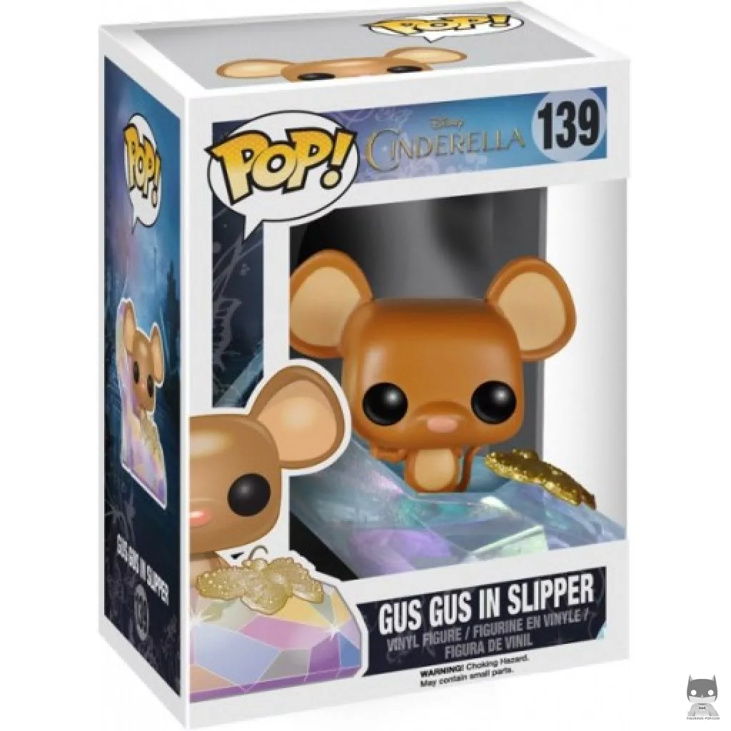 Gus Gus in Slipper Funko Pop! figure in its box