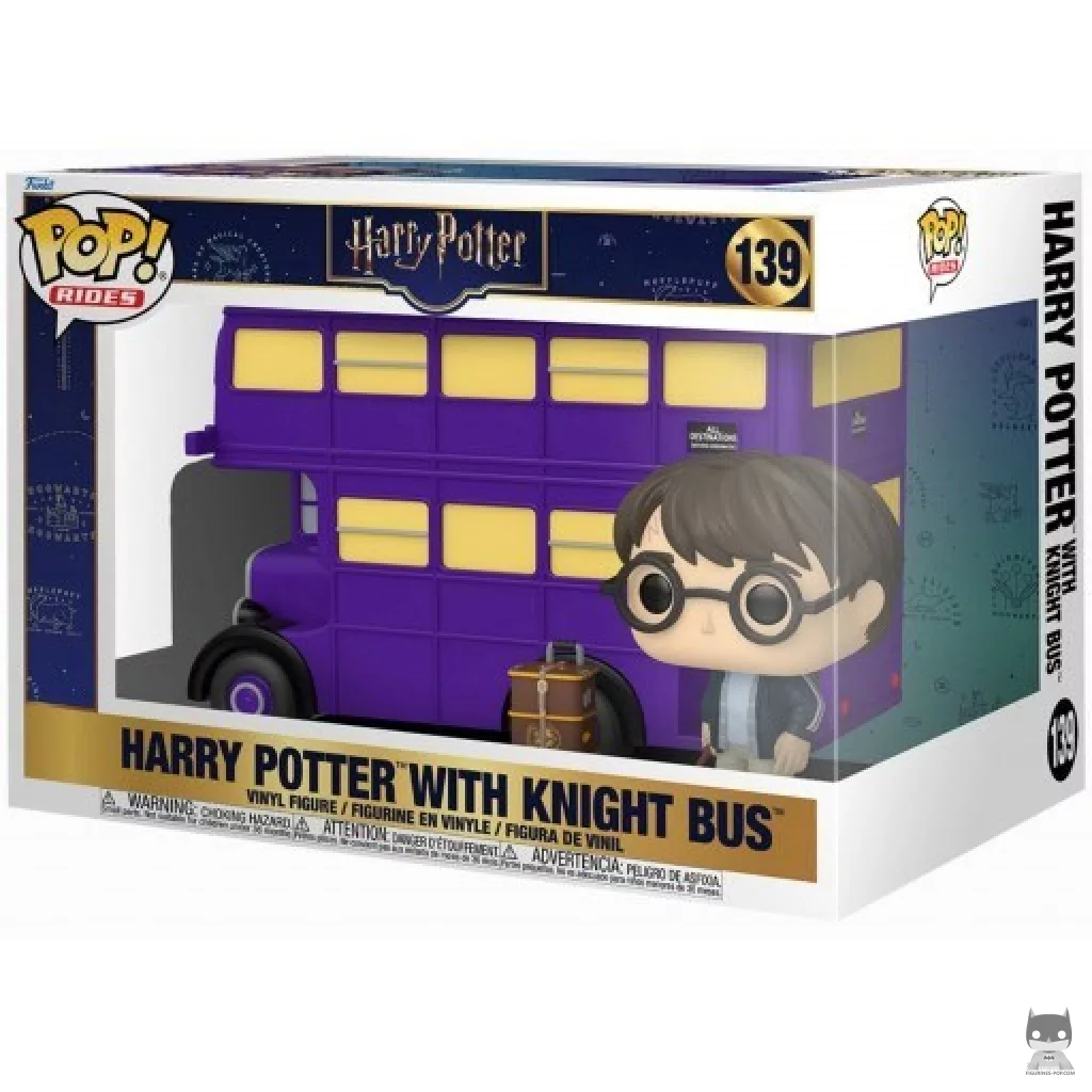 Harry Potter with Knight Bus Funko Pop! figure in its box
