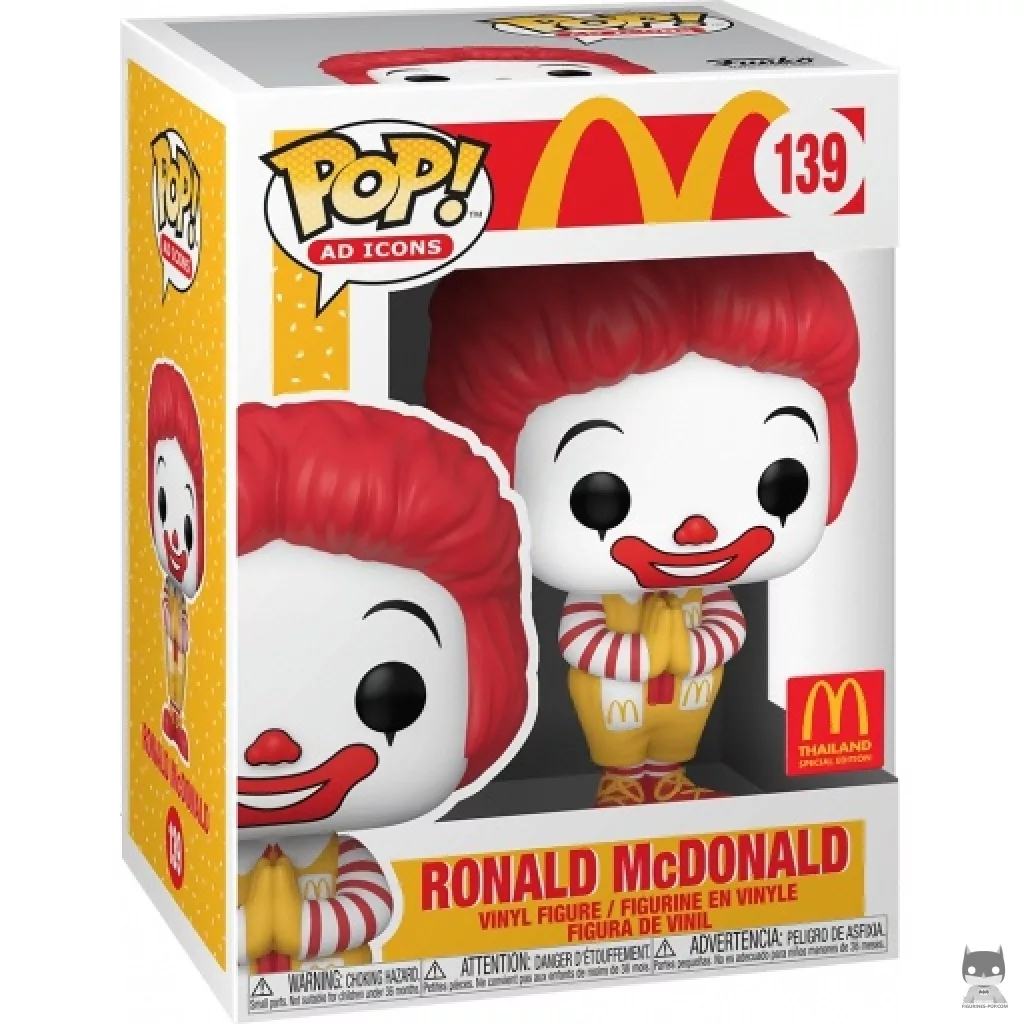 Ronald McDonald Funko Pop! figure in its box