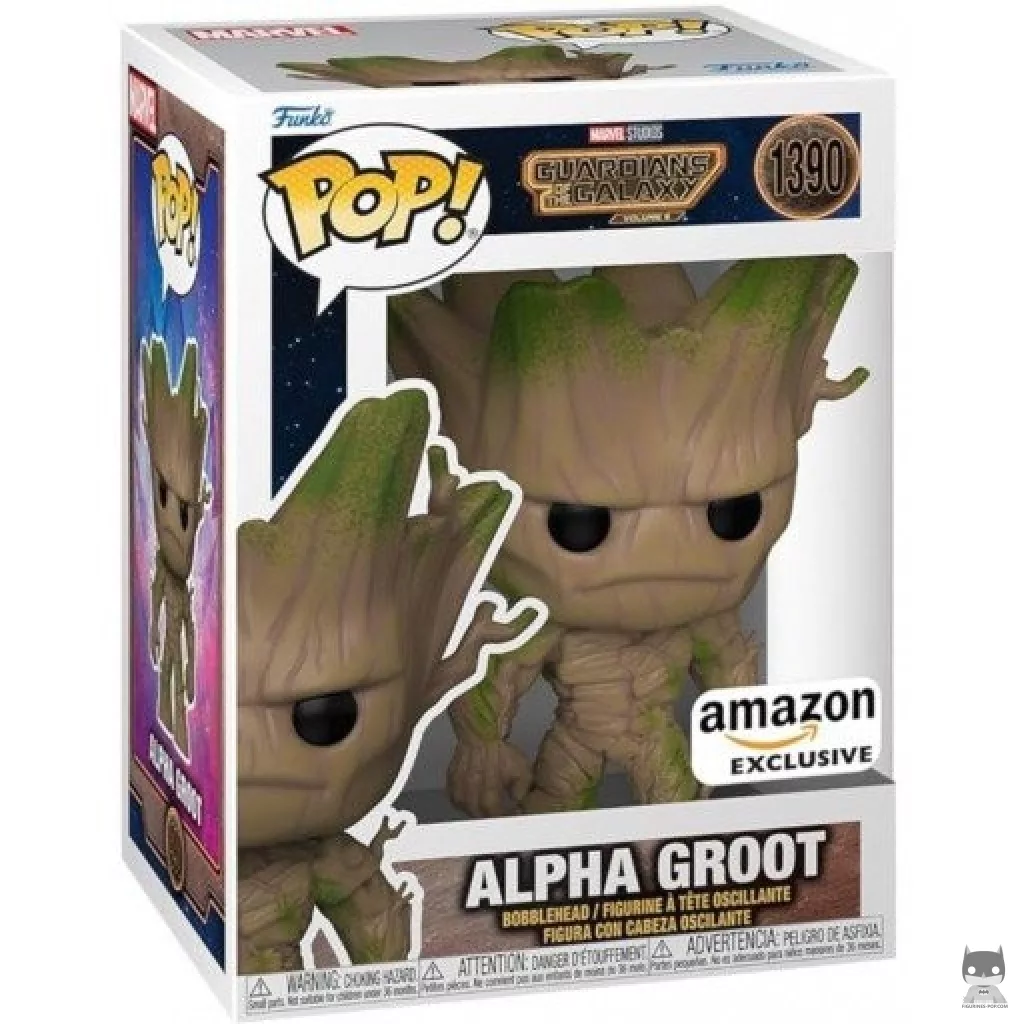 Alpha Groot Funko Pop! figure in its box