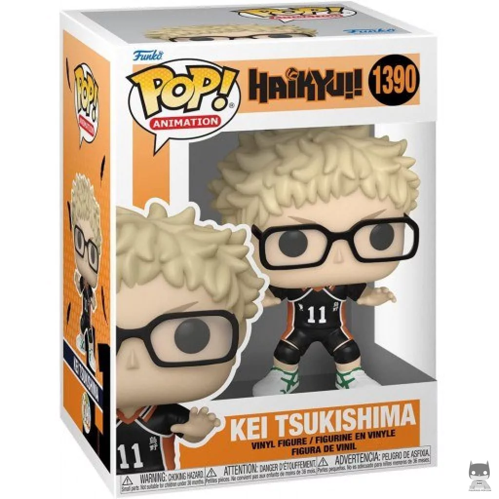 Kei Tsukishima Funko Pop! figure in its box