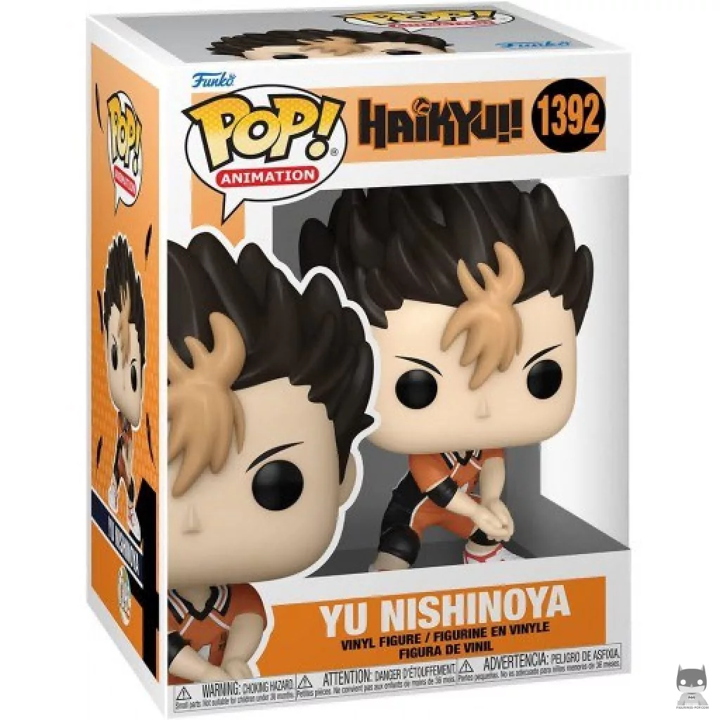 Yu Nishinoya Funko Pop! figure in its box