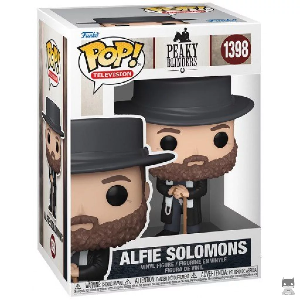 Alfie Solomons Funko Pop! figure in its box