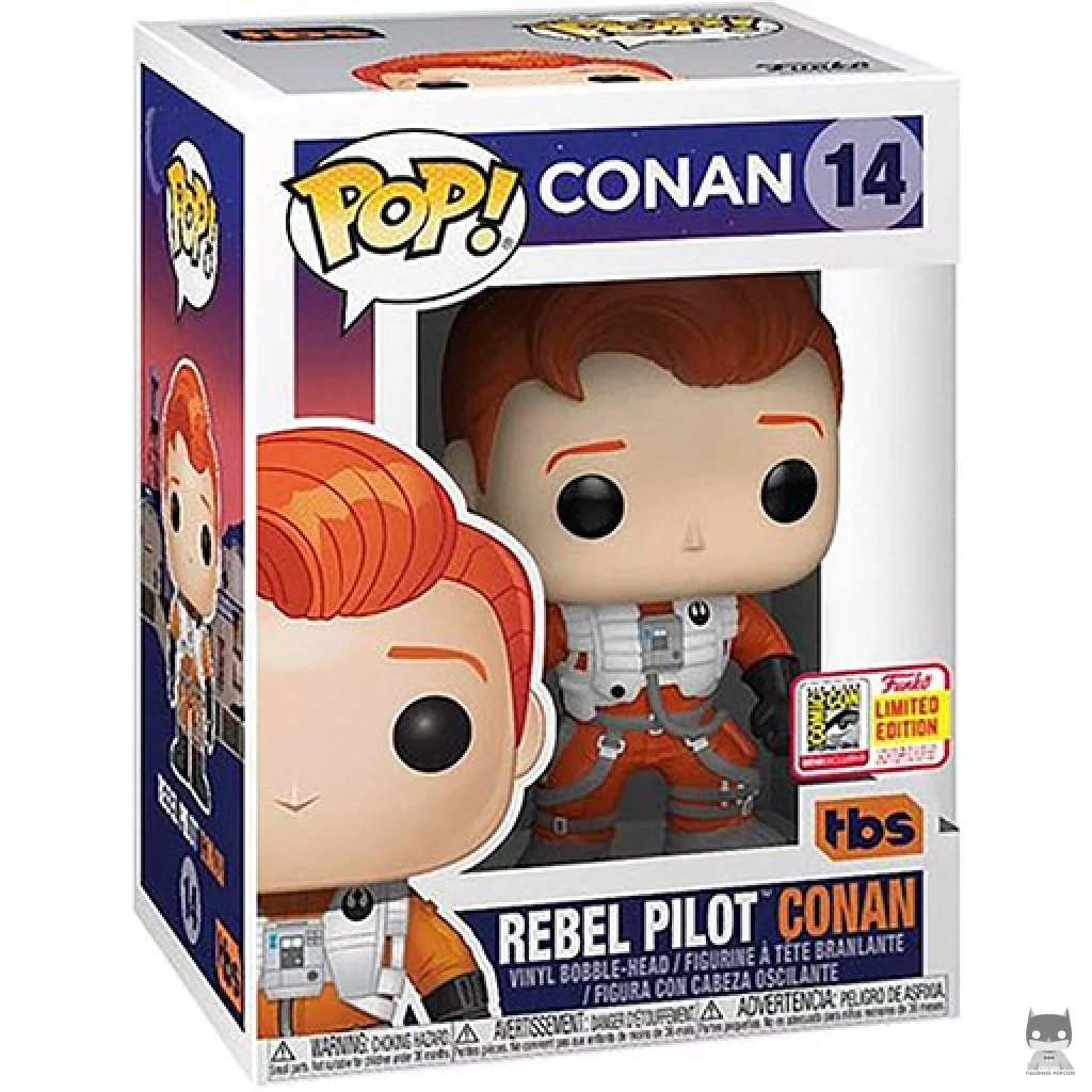 Conan O'Brien as Rebel Pilot Funko Pop! figure in its box
