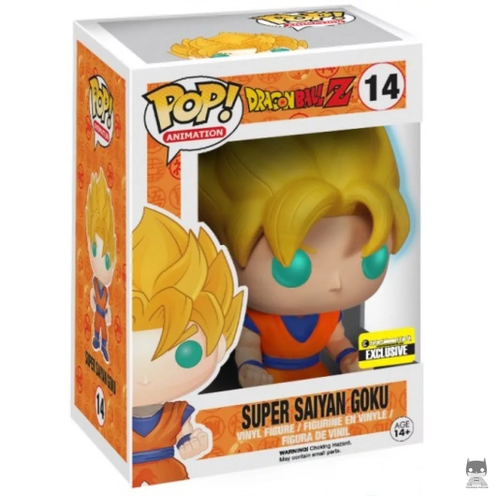Super Saiyan Goku (Glow in the Dark) Funko Pop! figure in its box