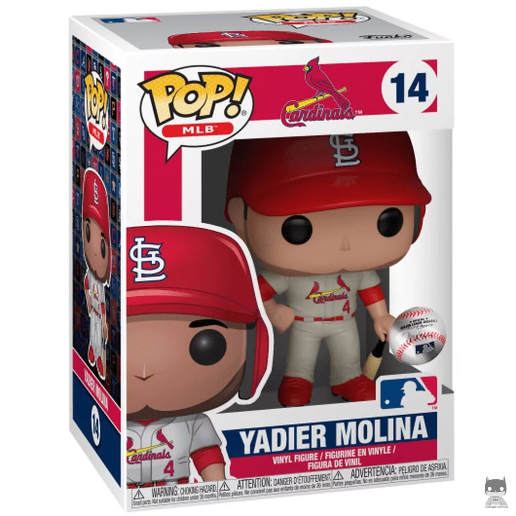 Yadier Molina Funko Pop! figure in its box