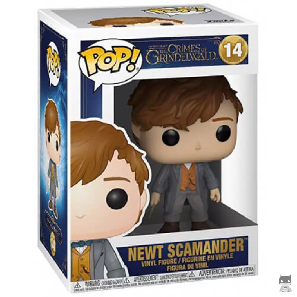 Newt Scamander Funko Pop! figure in its box