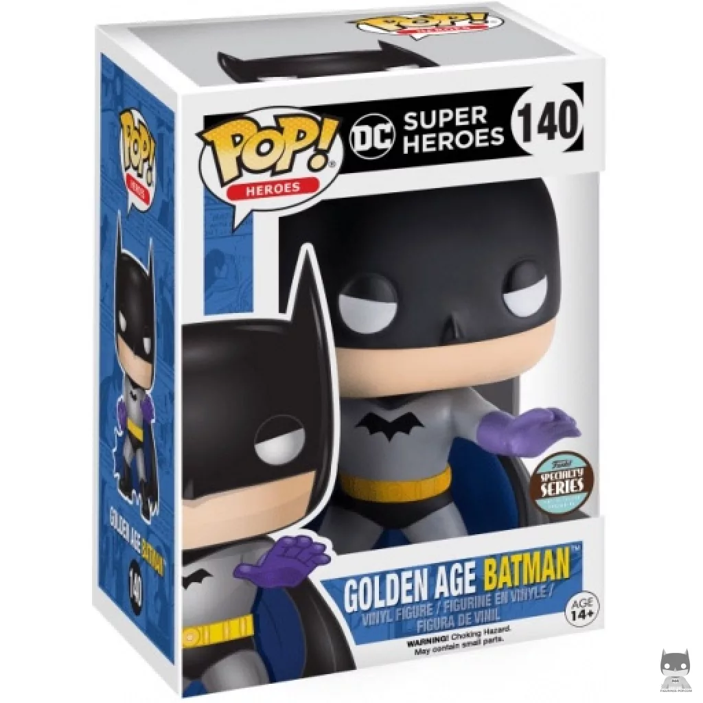 Golden Age Batman Funko Pop! figure in its box