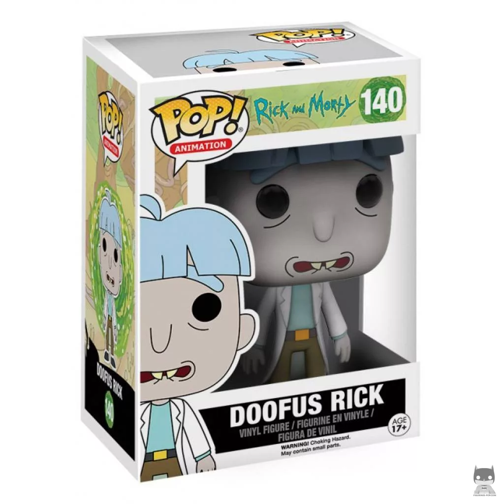 Doofus Rick Funko Pop! figure in its box