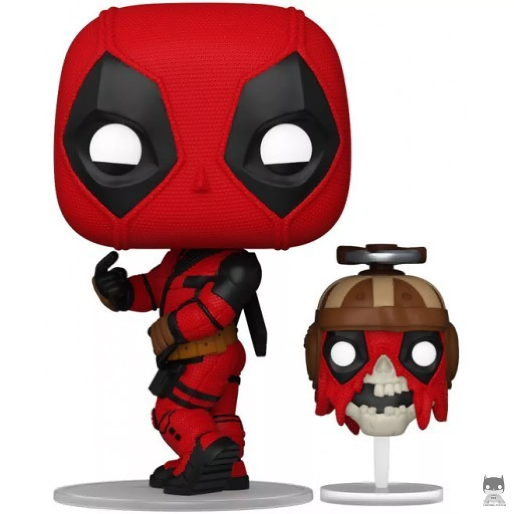 Deadpool with Headpool Funko Pop! figure (Deadpool & Wolverine)