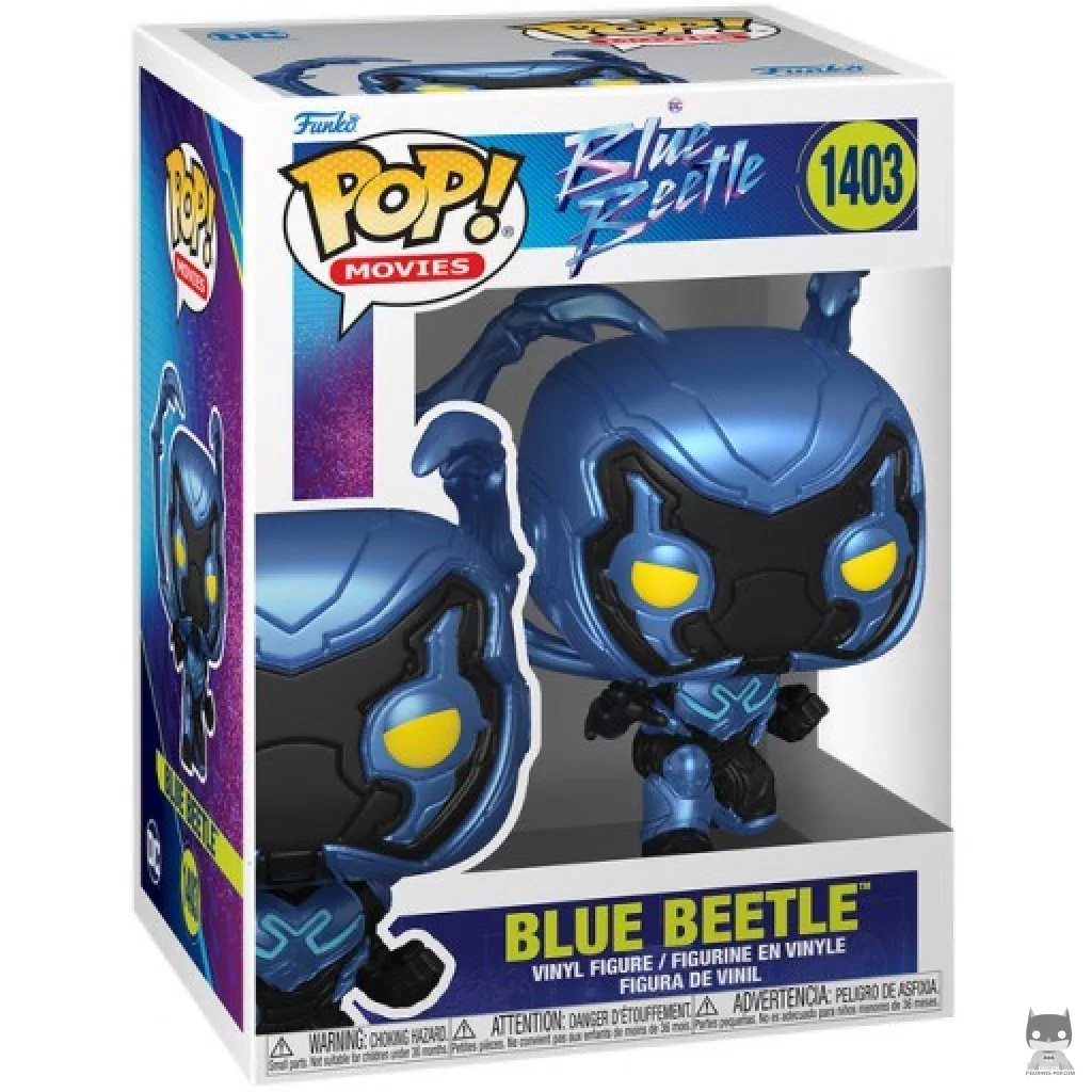 Blue Beetle Funko Pop! figure in its box