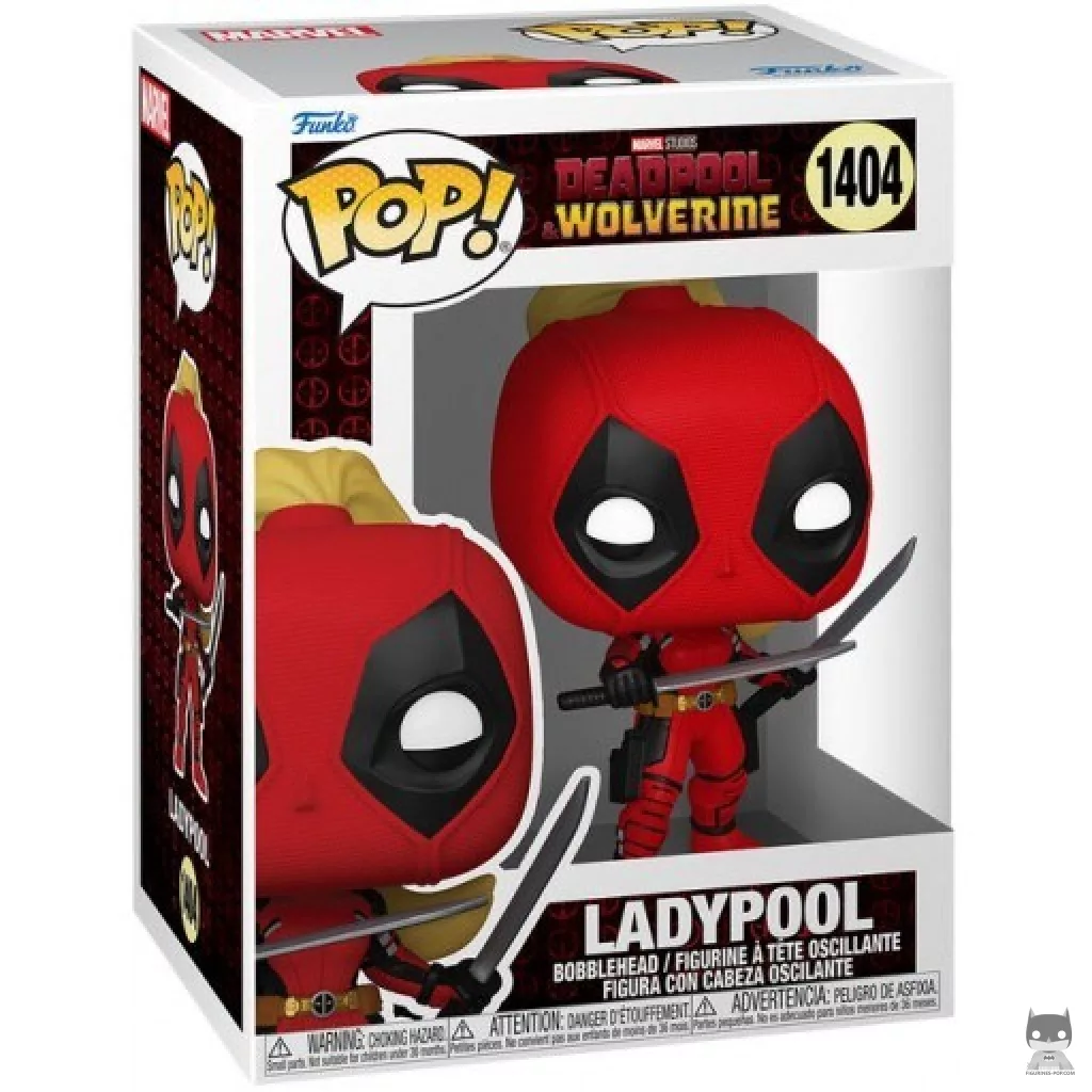 Ladypool Funko Pop! figure in its box