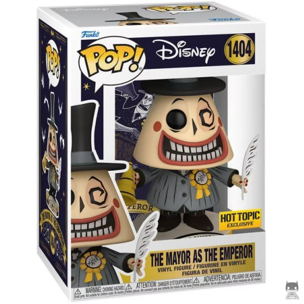 The Mayor as the Emperor Funko Pop! figure in its box