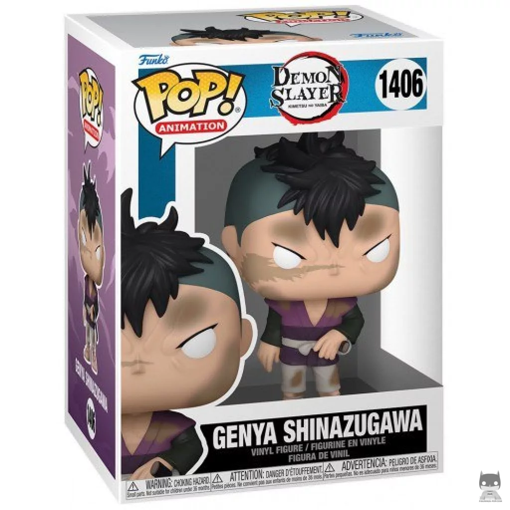 Genya Shinazugawa Funko Pop! figure in its box