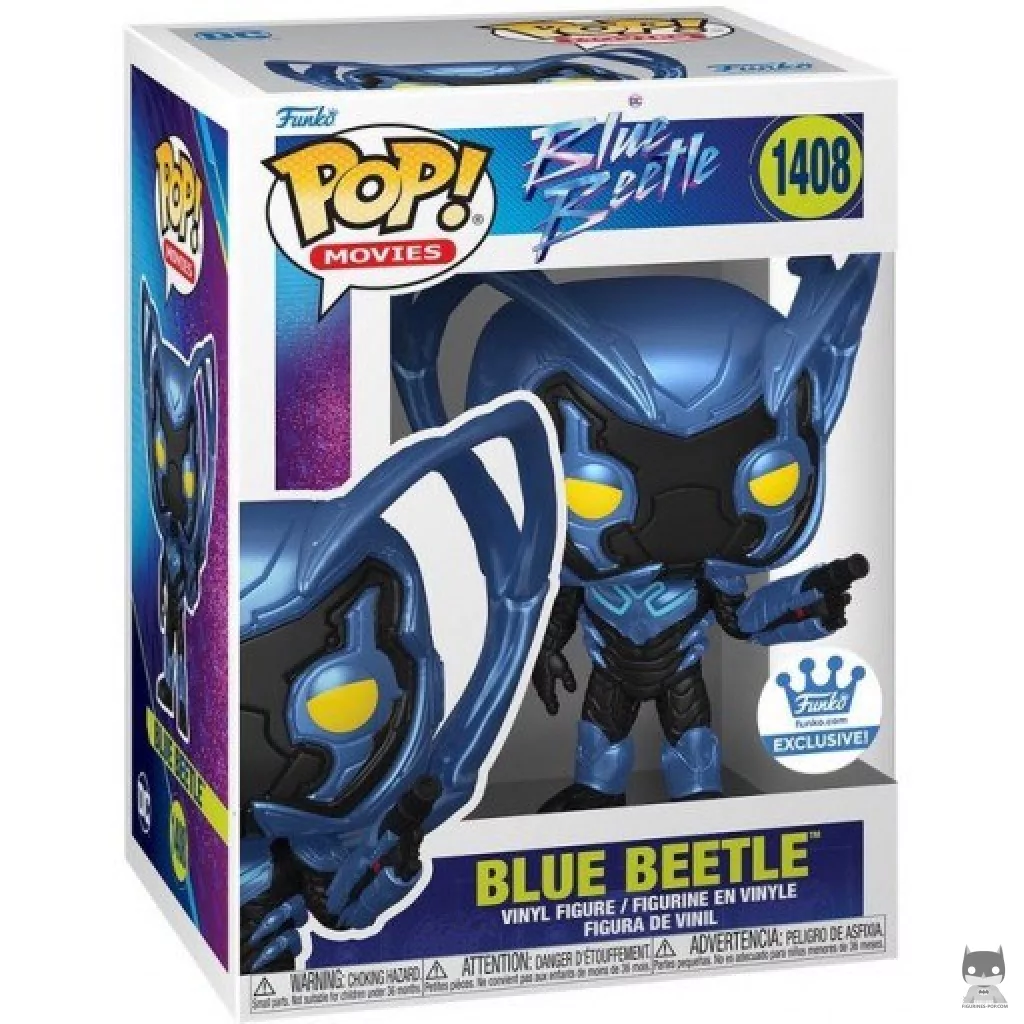 Blue Beetle Funko Pop! figure in its box
