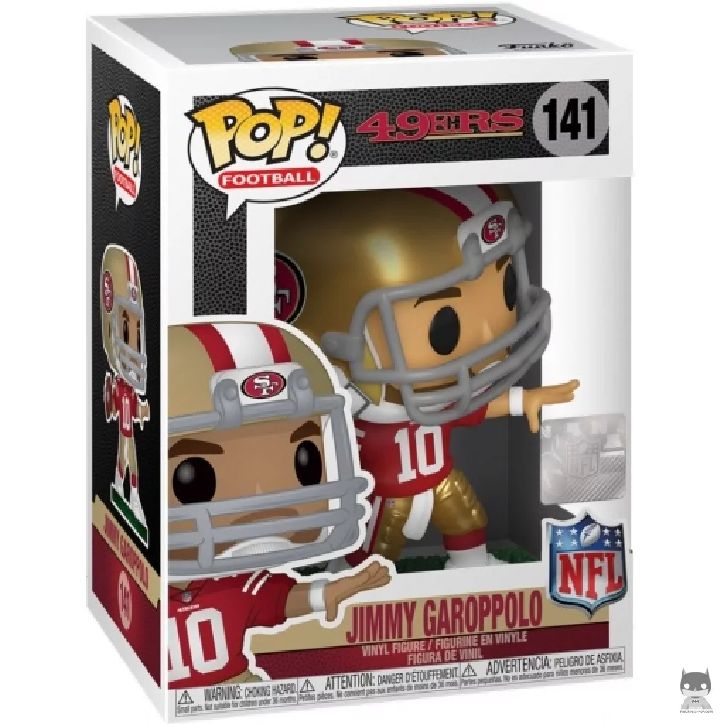 Jimmy Garoppolo Funko Pop! figure in its box