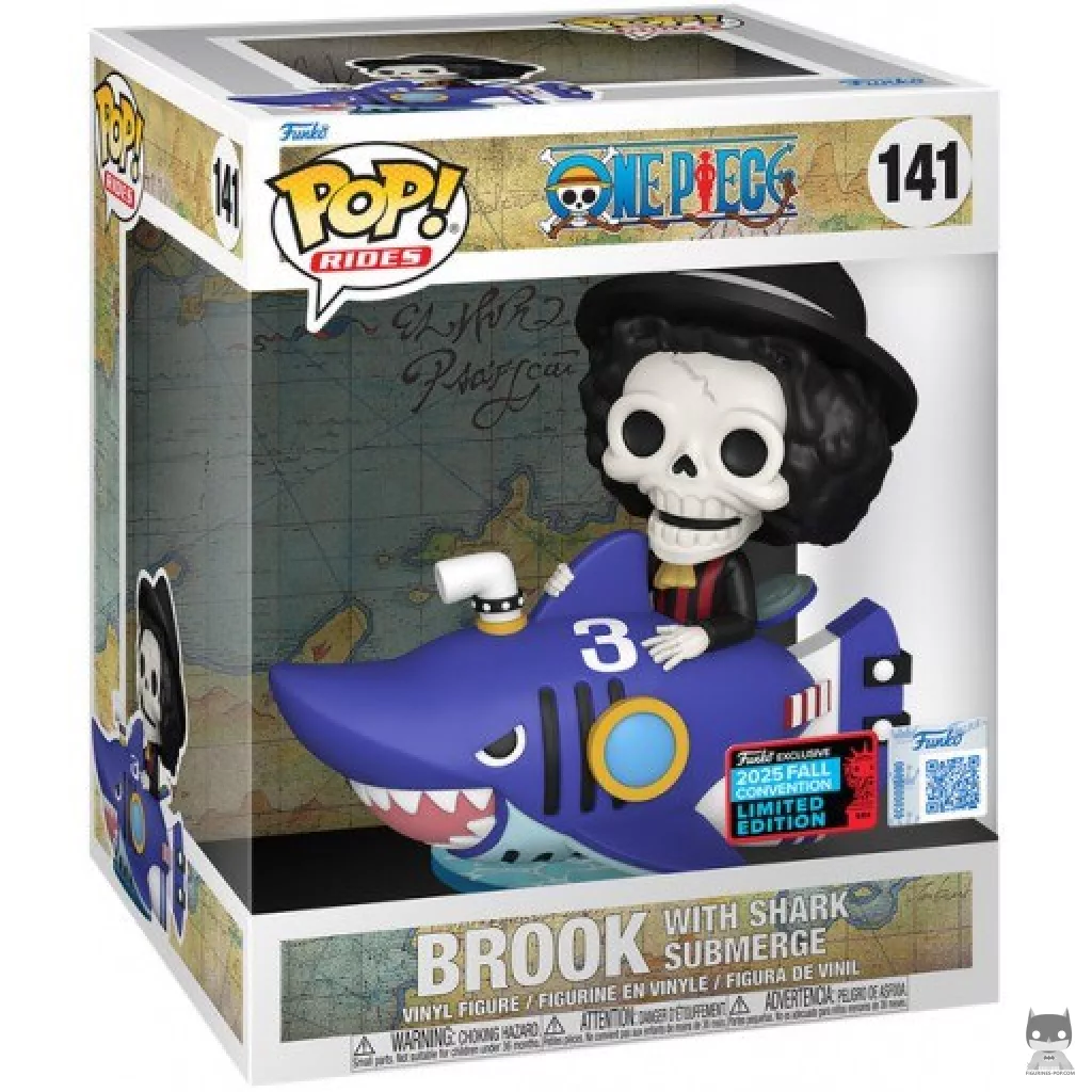 Brook with Shark Submerge Funko Pop! figure in its box