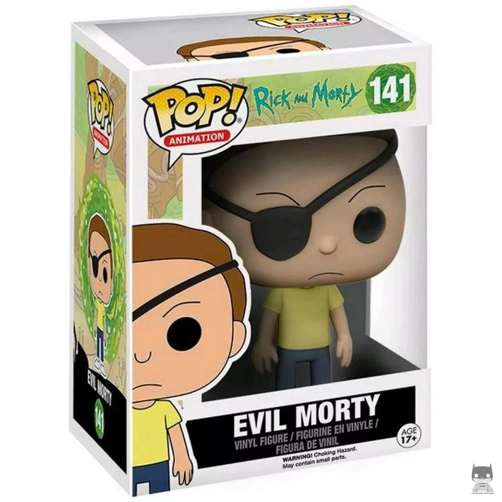 Evil Morty Funko Pop! figure in its box