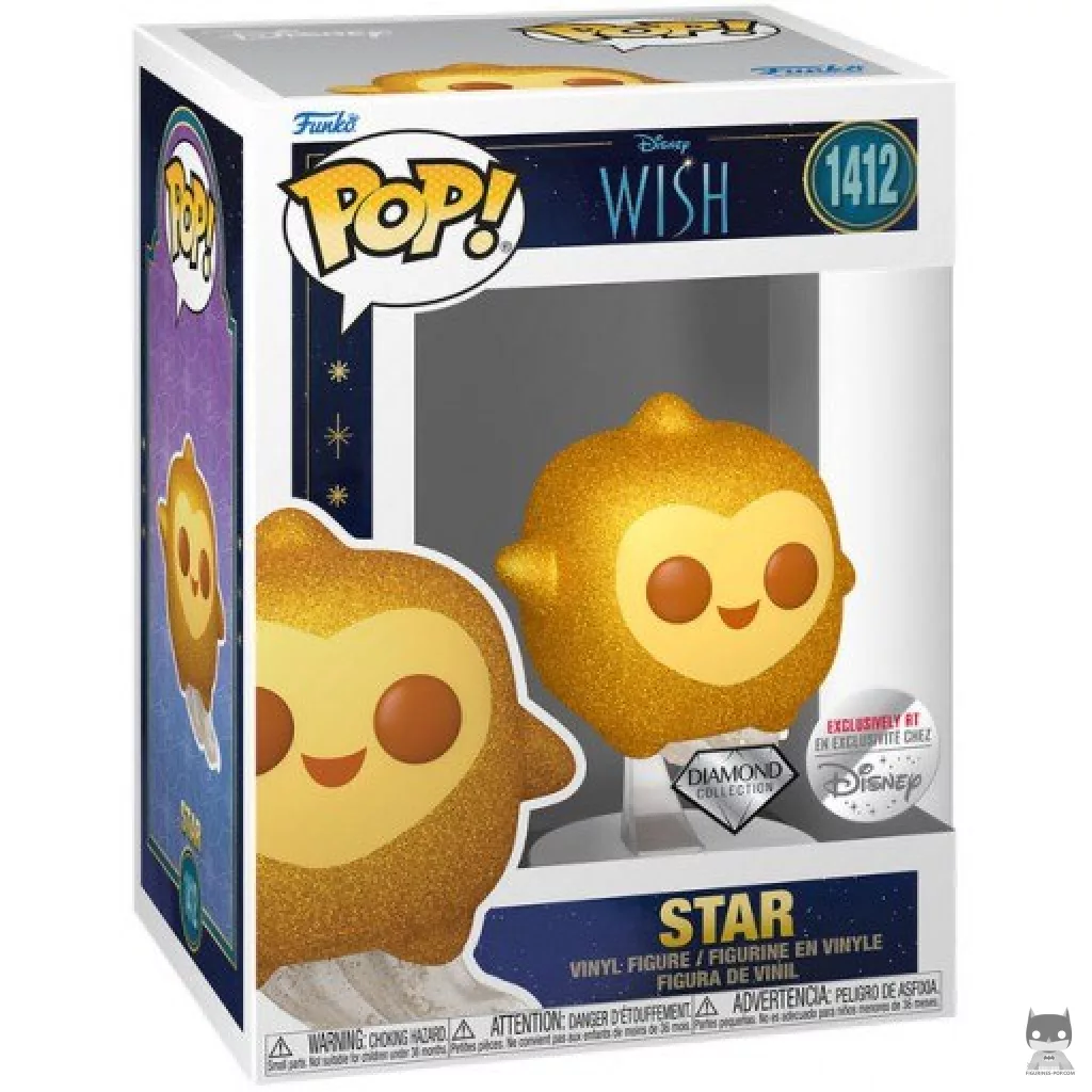 Star (Diamond Glitter) Funko Pop! figure in its box