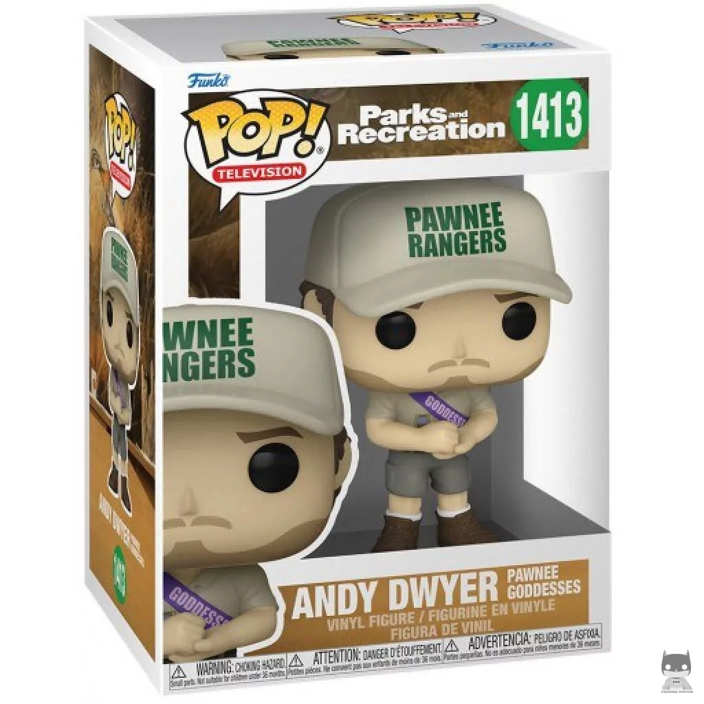 Andy Dwyer (Pawnee Goddesses) Funko Pop! figure in its box