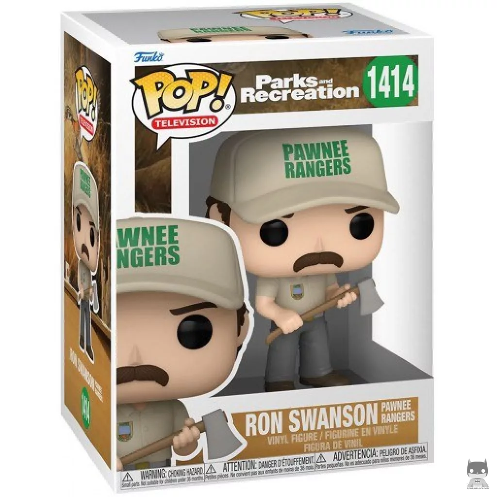 Ron Swanson (Pawnee Goddesses) Funko Pop! figure in its box