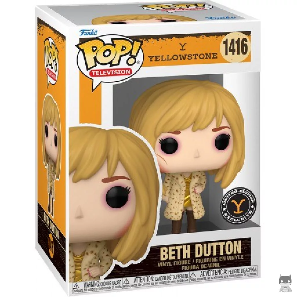 Beth Dutton Funko Pop! figure in its box
