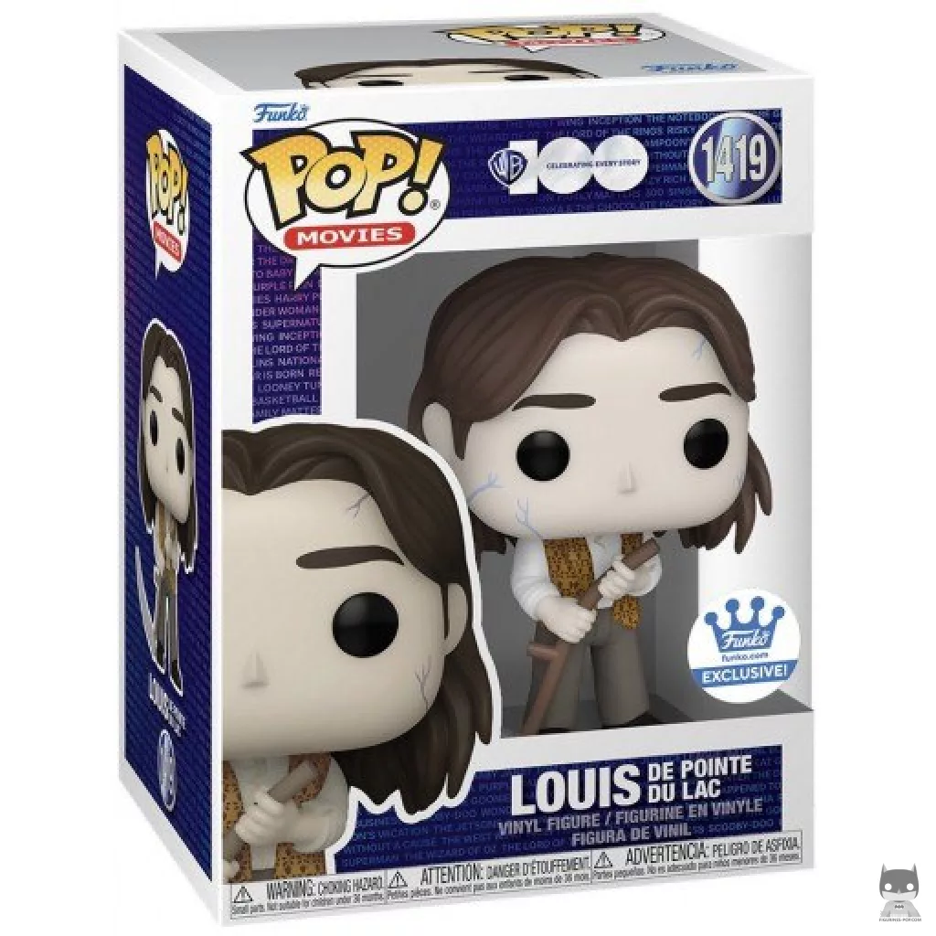 Louis de Pointe du Lac with Scythe Funko Pop! figure in its box