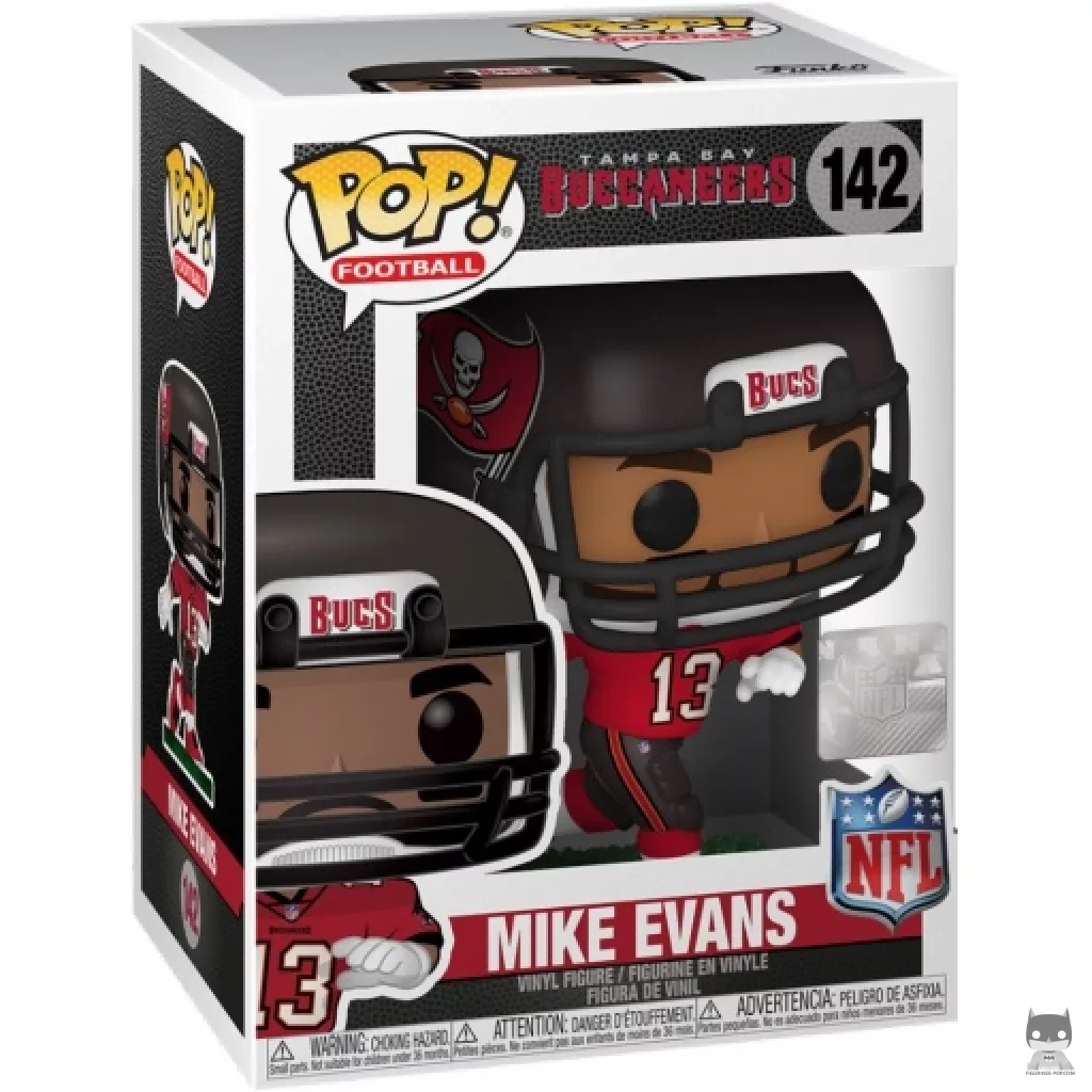 Mike Evans Funko Pop! figure in its box