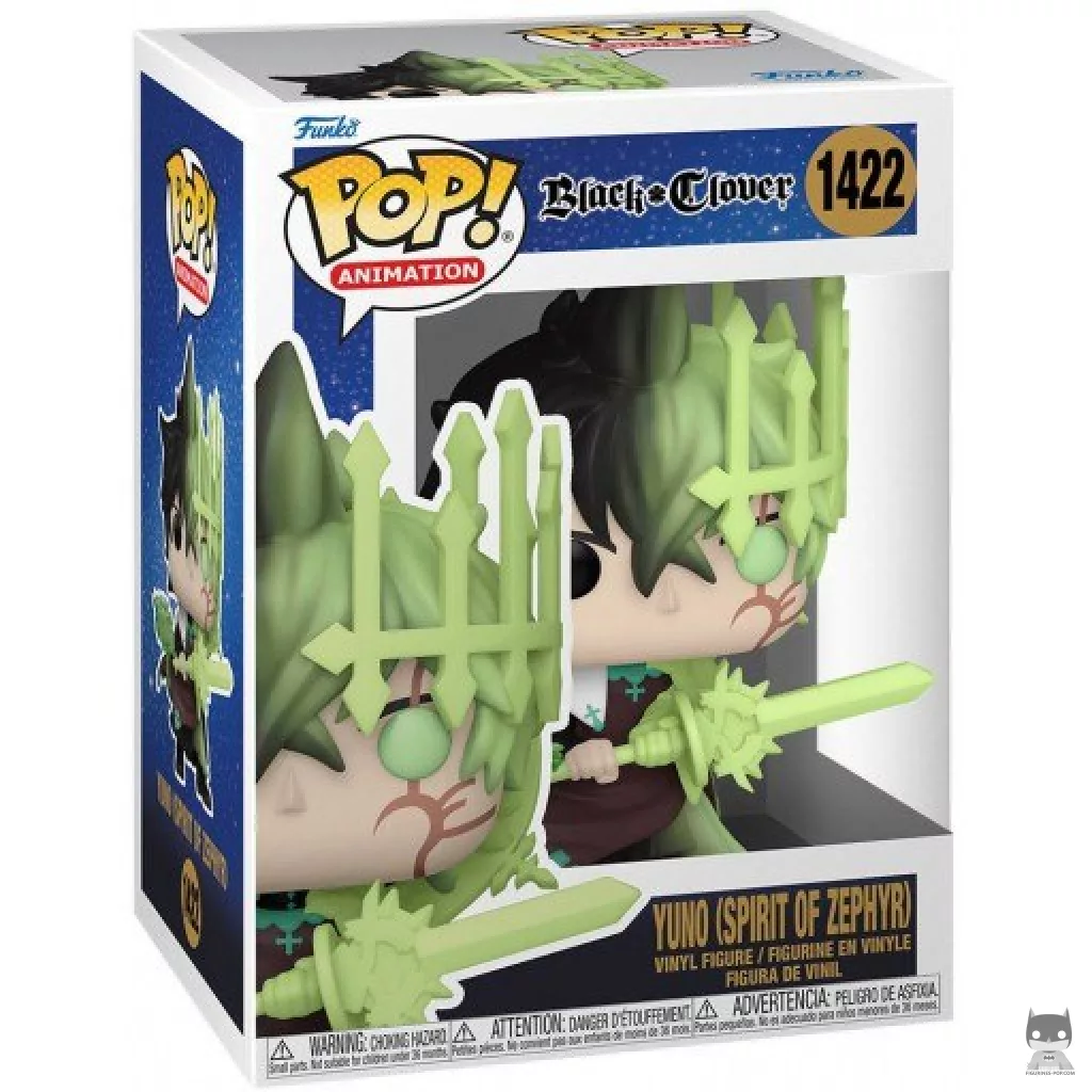 Yuno (Spirit of Zephyr) Funko Pop! figure in its box