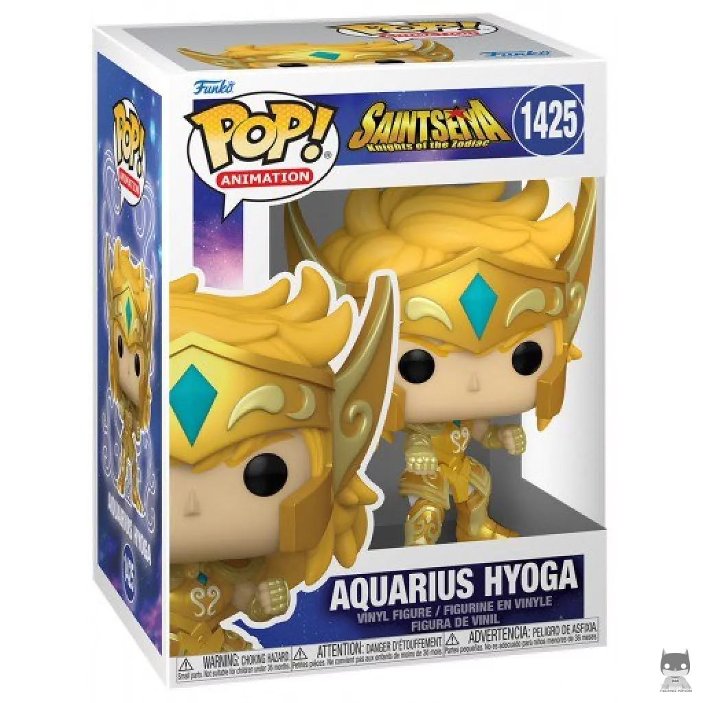 Aquarius Hyoga Funko Pop! figure in its box