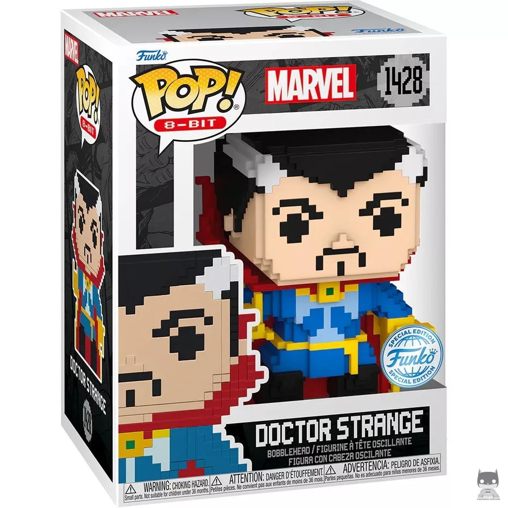 Doctor Strange (8-Bit) Funko Pop! figure in its box