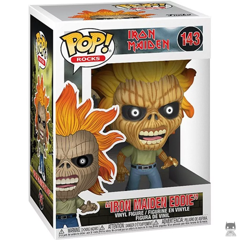 Iron Maiden Eddie Funko Pop! figure in its box