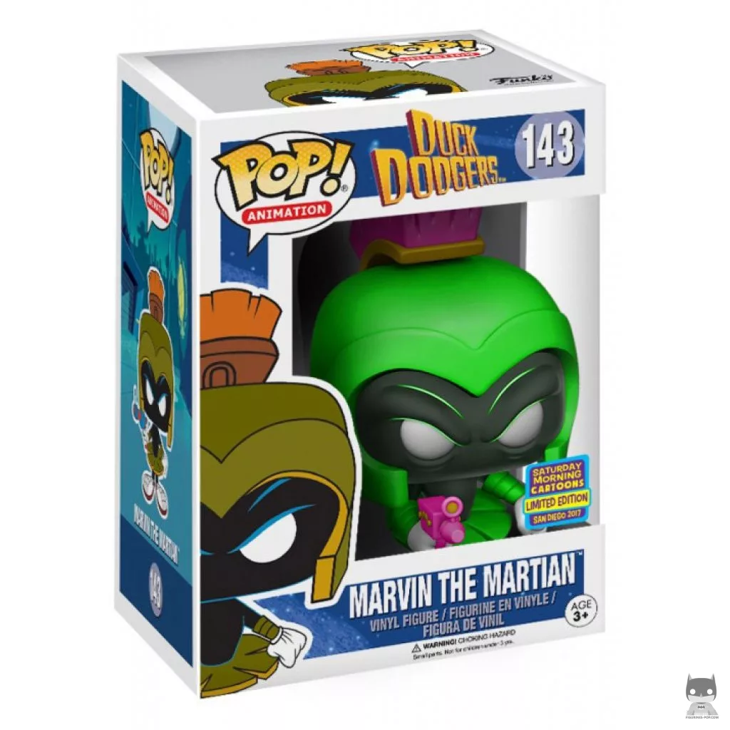 Marvin the Martian (Green) Funko Pop! figure in its box