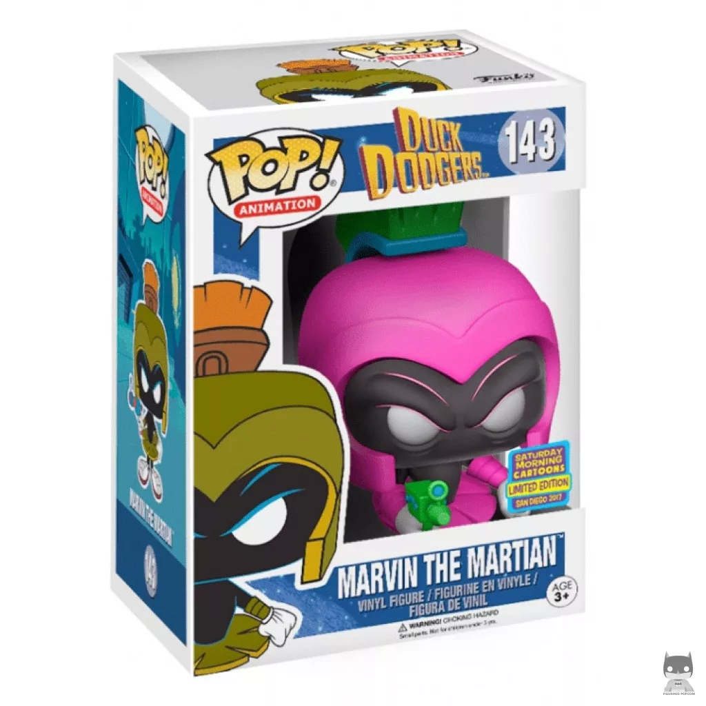 Marvin the Martian (Pink) Funko Pop! figure in its box