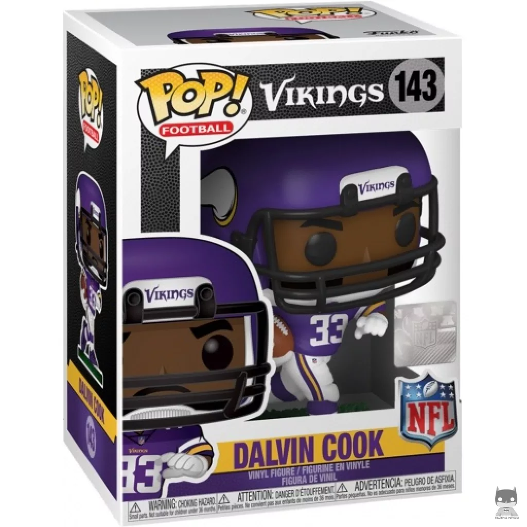 Dalvin Cook Funko Pop! figure in its box